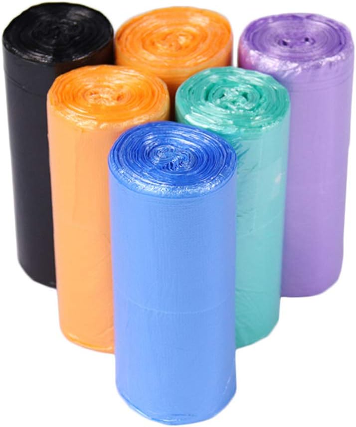 PRETYZOOM 200 عبوة أكياس قمامة سميكة متينة للمطبخ والحمام وغرفة النوم والسيارة - Image 5